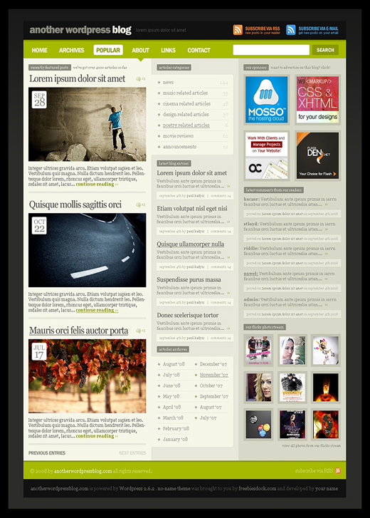 freemium theme